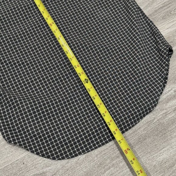 Polo Ralph Lauren Dress Shirt Button-Down Gray White Plaid Classic Fit Men’s Sma - Picture 5 of 5